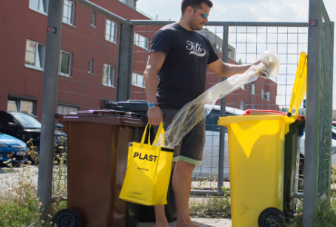 Město Štětí rozdá lidem popelnice na plastový odpad